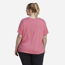 Load image into Gallery viewer, AEROREADY TRAIN ESSENTIALS 3-STRIPES TEE (PLUS SIZE)
