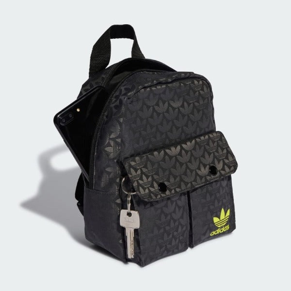 trefoil monogram jacquard mini backpack - Main Image