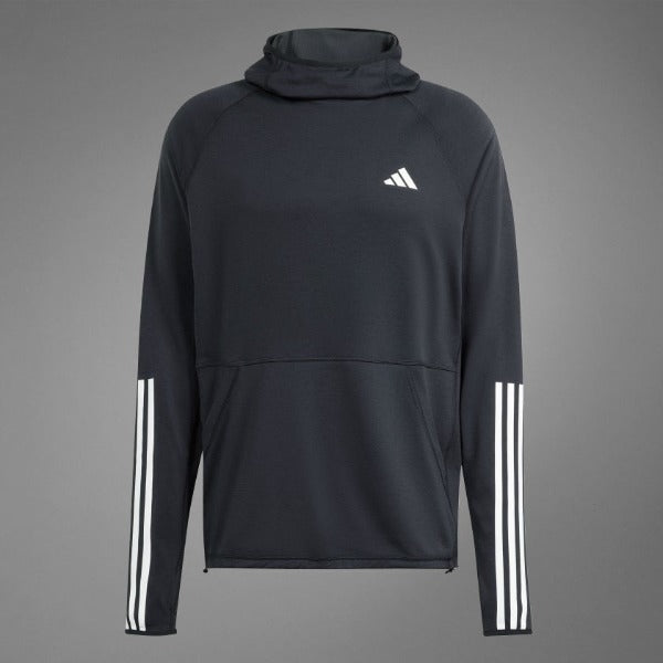 OWN THE RUN 3-STRIPES HOODIE