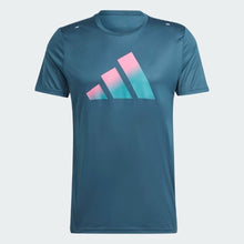 Load image into Gallery viewer, RUN ICONS 3 BAR LOGO TEE
