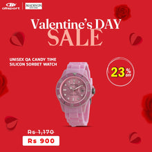 Load image into Gallery viewer, UNISEX QA CANDY TIME SILICON SORBET WATCH
