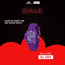 Load image into Gallery viewer, LADIES QA CANDY TIME MINI SILICON WATCH
