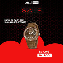 Load image into Gallery viewer, UNISEX QA CANDY TIME SILICON CHOCOLATE WATCH
