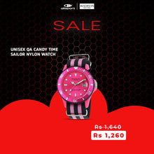 Load image into Gallery viewer, UNISEX QA CANDY TIME SAILOR NYLON WATCH
