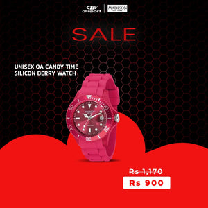 UNISEX QA CANDY TIME SILICON BERRY WATCH