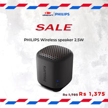 Load image into Gallery viewer, PHILIPS Wireless speaker 2.5W
