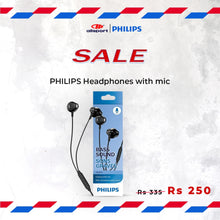 Load image into Gallery viewer, PHILIPS Headphones with mic
