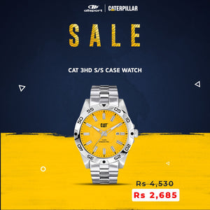 CAT 3HD S/S CASE WATCH