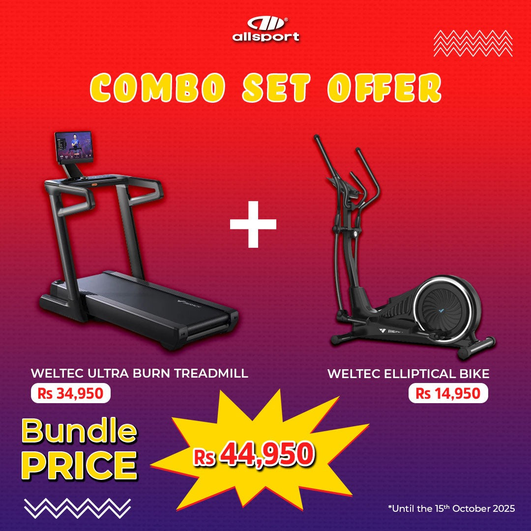WELTEC treadmill and elliptical combo