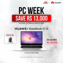 Load image into Gallery viewer, HUAWEI Matebook D14 11th Core i5 8GB 512GB
