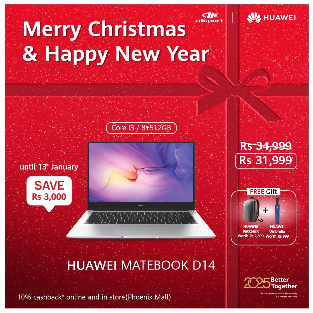 HUAWEI Matebook D 14 i3 8 + 512GB