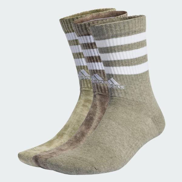 3-Stripes Stonewash Crew Socks 3 Pairs