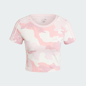 Essentials 3-Stripes Camo Print Baby Tee