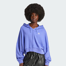 Load image into Gallery viewer, Essentials Short Full-Zip French Terry Hoodie
