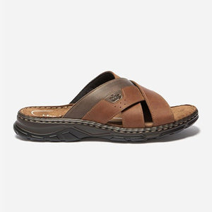Mules Man Sole Ortholite Brown Leather