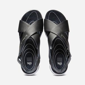 Sandals Women Technical Sole Navy Leather