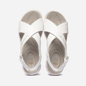 Sandals Women Technical Sole White Leather
