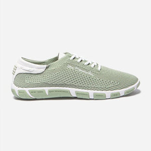 Women's tennis recycled textile green