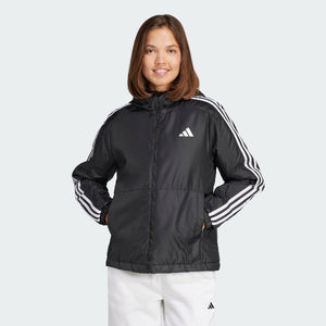 Essentials 3-Stripes Insulation Hooded Jacket