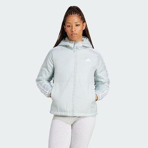 Essentials 3-Stripes Insulation Hooded Jacket
