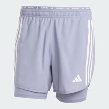 Load image into Gallery viewer, Own the Run 3-Stripes 2-in-1 Shorts
