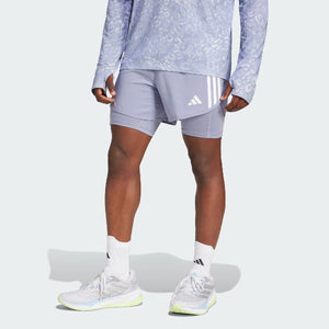 Own the Run 3-Stripes 2-in-1 Shorts