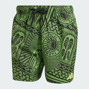 adidas x FARM 3-Stripes Swim Shorts 5-Inch