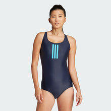 Load image into Gallery viewer, Padded 3-Stripes Closed-Back Swimsuit
