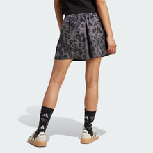 Load image into Gallery viewer, 3-Stripe woven skirt with animal print
