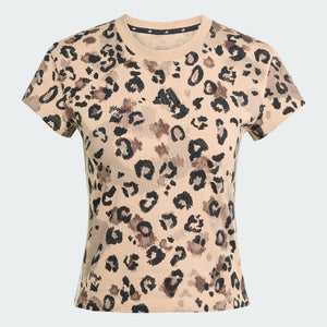 Animal Print 3-Stripes Tee