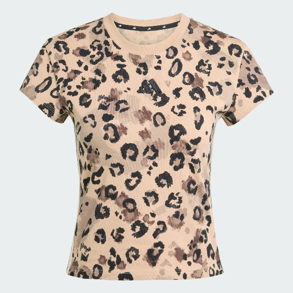 Animal Print 3-Stripes Tee