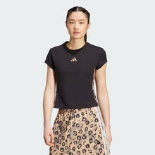 Load image into Gallery viewer, Animal Print 3-Stripes Tee
