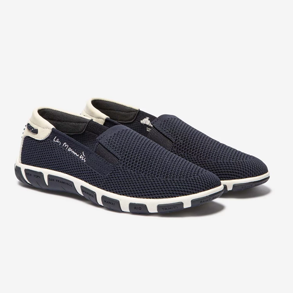 Women's Tennis Slip-On Textile Blue