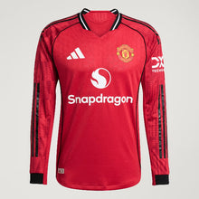 Load image into Gallery viewer, Manchester United 25/26 Long Sleeve Home Authentic Jersey
