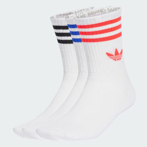 3-Stripes Crew Socks 3 Pairs