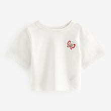 Load image into Gallery viewer, Pink Floral 100% Cotton Mesh Dress T-Shirt And Jeans Set (3mths-6yrs)
