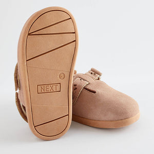 Pink Ankle Strap Buckle Detail Clogs