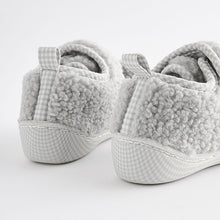Load image into Gallery viewer, Grey Bear Cupsole Slippers
