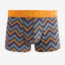 Load image into Gallery viewer, Grey Colour Pop Zig Zag Stripe Pattern 4 pack Hipsters
