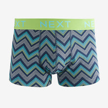 Load image into Gallery viewer, Grey Colour Pop Zig Zag Stripe Pattern 4 pack Hipsters
