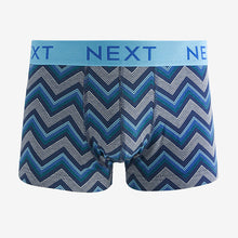 Load image into Gallery viewer, Grey Colour Pop Zig Zag Stripe Pattern 4 pack Hipsters
