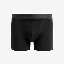 Load image into Gallery viewer, Black Pastel Textured Colour Waistband Trunk Boxers 8 Pack
