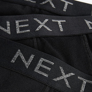 Black Cotton Rich Trunk Boxers 4 Pack