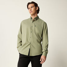 Load image into Gallery viewer, Green Marl Regular Fit Shirt
