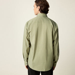 Green Marl Regular Fit Shirt