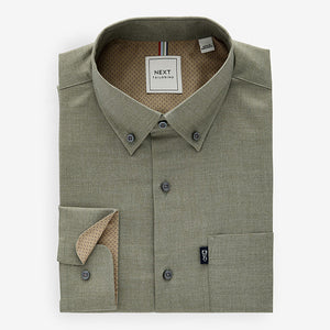 Green Marl Regular Fit Shirt