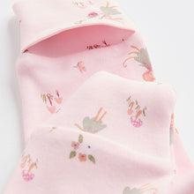 Load image into Gallery viewer, Pink/White Baby 100% Cotton Sleepsuits 3 Pack (0-12mths)
