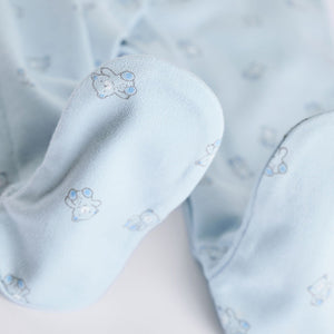 Blue 4 Pack Baby Bear Sleepsuit (0-18mths)