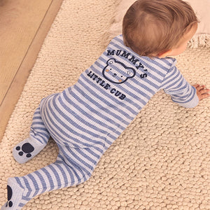 Blue Mummy Baby Family Sleepsuit