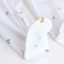 Load image into Gallery viewer, White Bright Character 4 Pack Baby 100% Cotton Sleepsuits (0-18mths)
